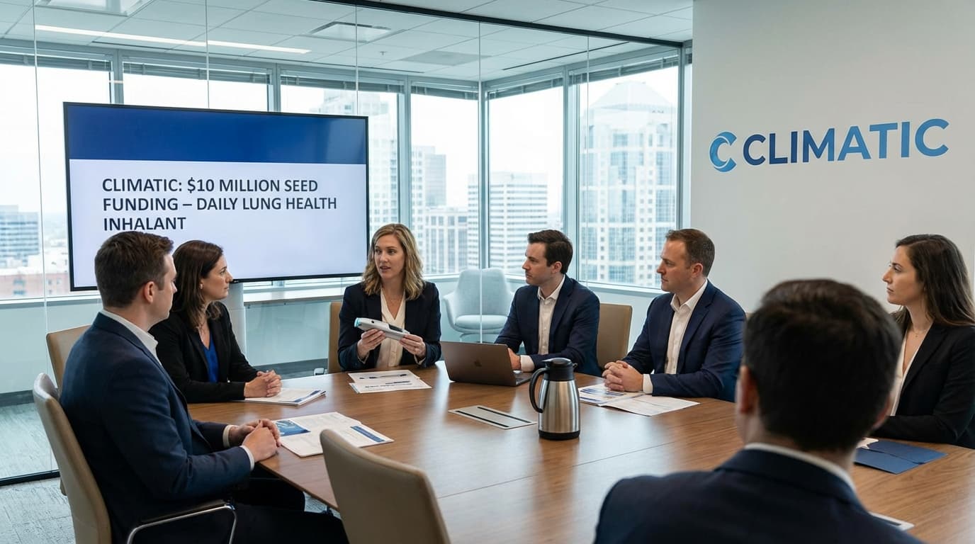 Climatic Emerges from Stealth with $10M Funding to Create Preventive Daily Lung Health Inhalant Category