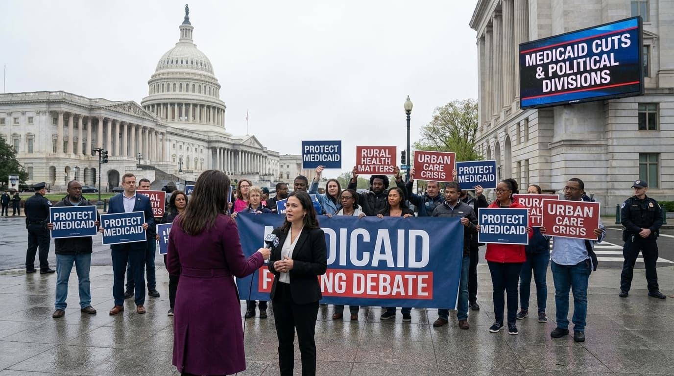 Medicaid Funding Cuts Stir Political Divisions Between Urban and Rural States