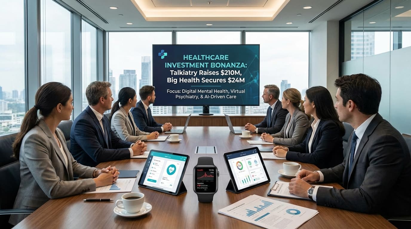 Big Funding Bonanza in Digital Mental Health and Health Tech: Talkiatry and Big Health Lead the Wave
