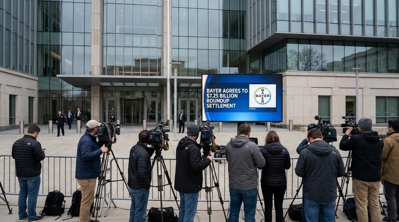 Bayer Agrees to $7.25 Billion Settlement Over Roundup Cancer Lawsuits
