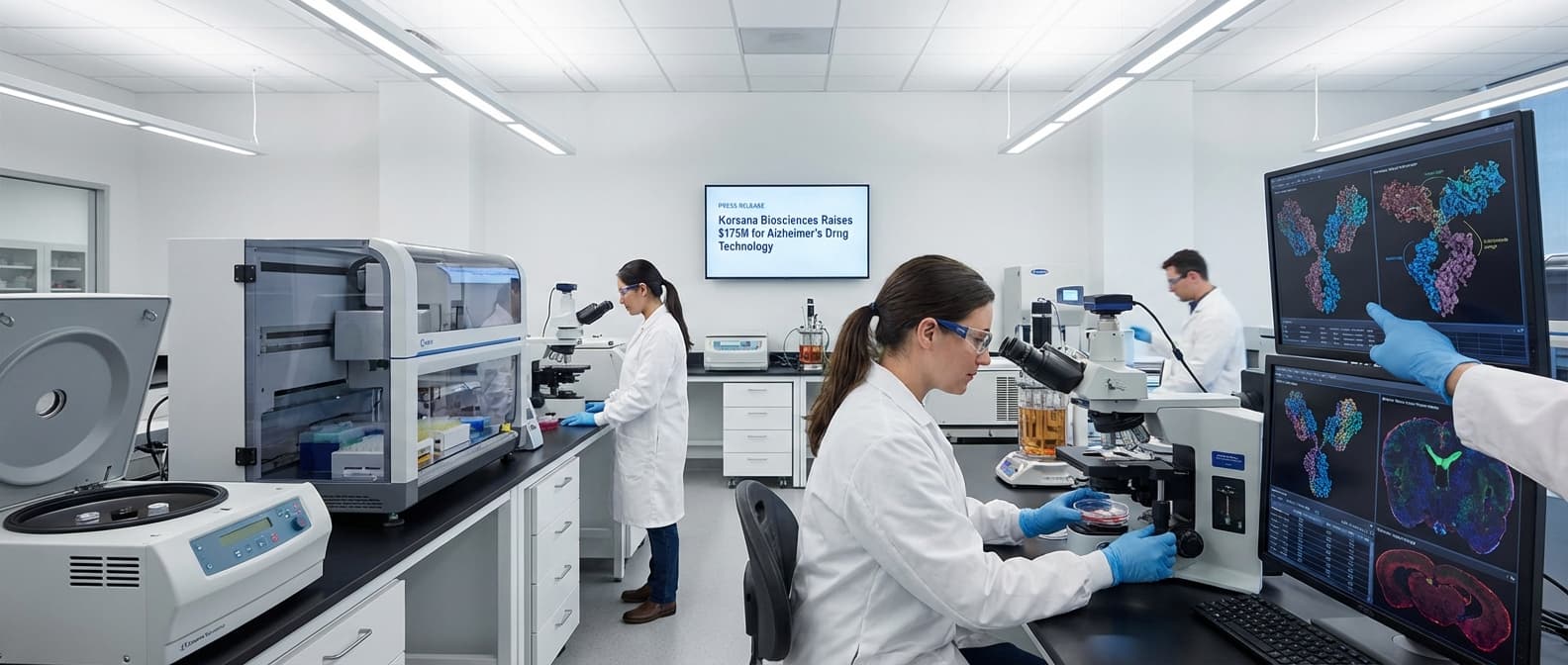 Korsana Biosciences Raises $175M to Advance Brain-Penetrating Alzheimer’s Drug Technology