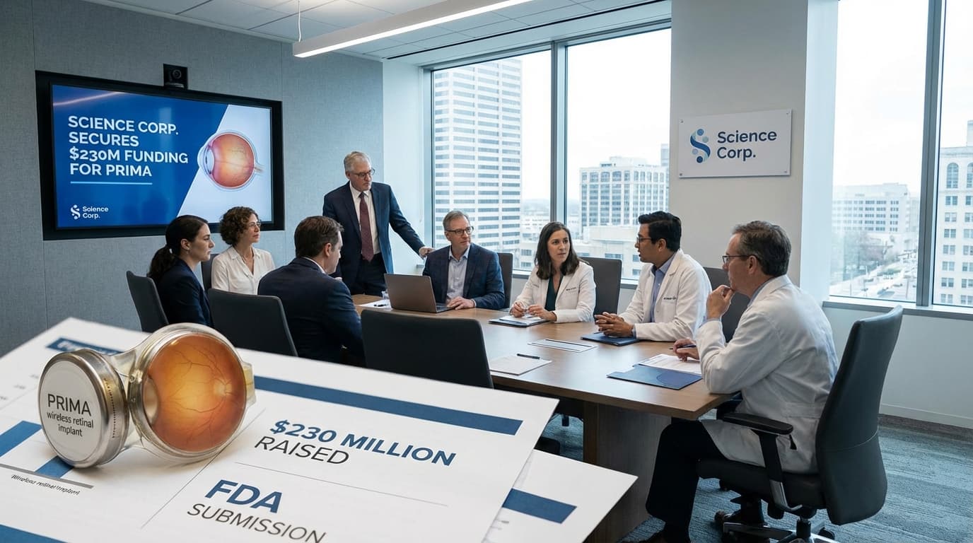 Science Corp. Raises $230 Million to Advance Retinal Implant Awaiting FDA Decision