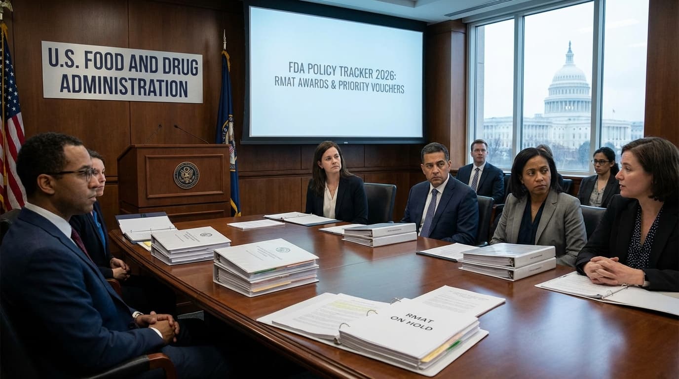 FDA Policy Tracker 2026: Navigating RMAT Awards, Priority Vouchers, and Emerging Regulatory Changes