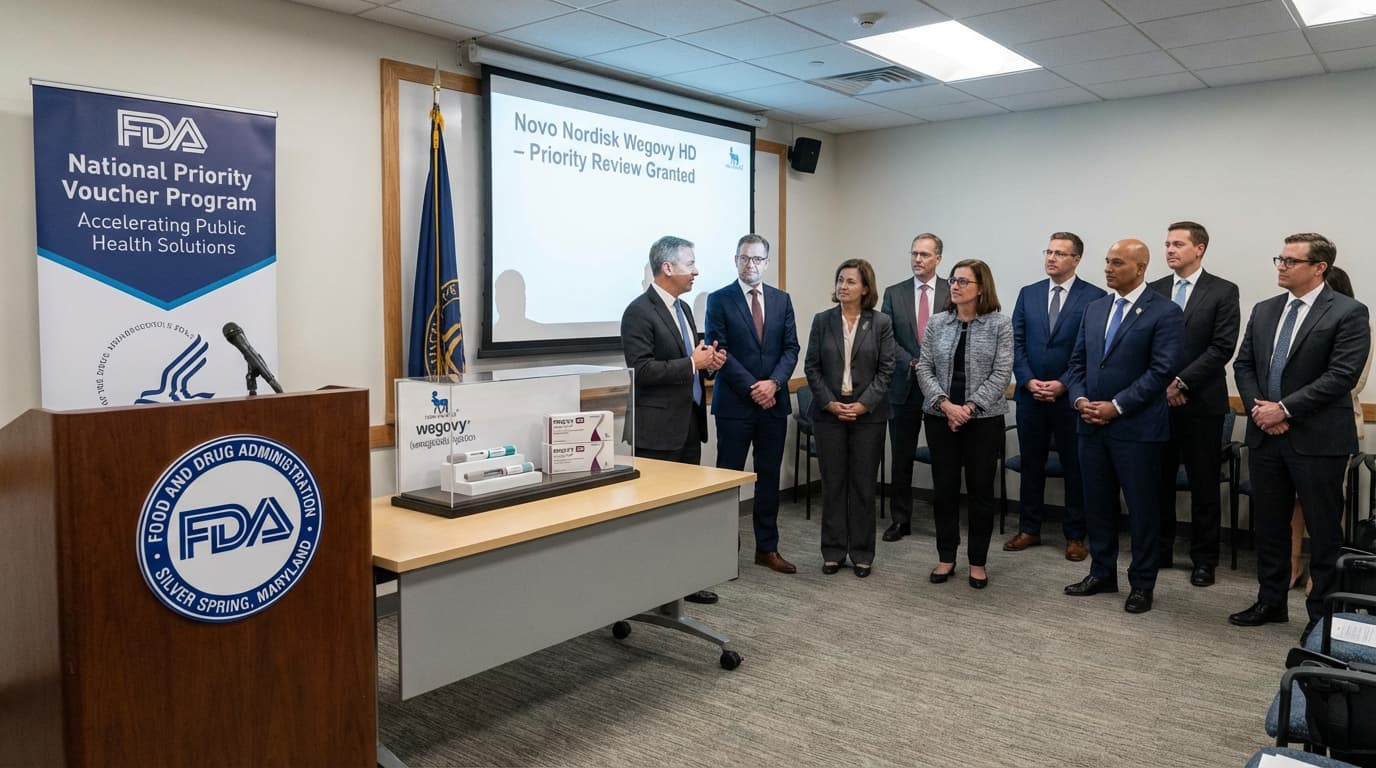 Novo Nordisk’s High-Dose Wegovy Achieves FDA Priority Voucher Program Recognition