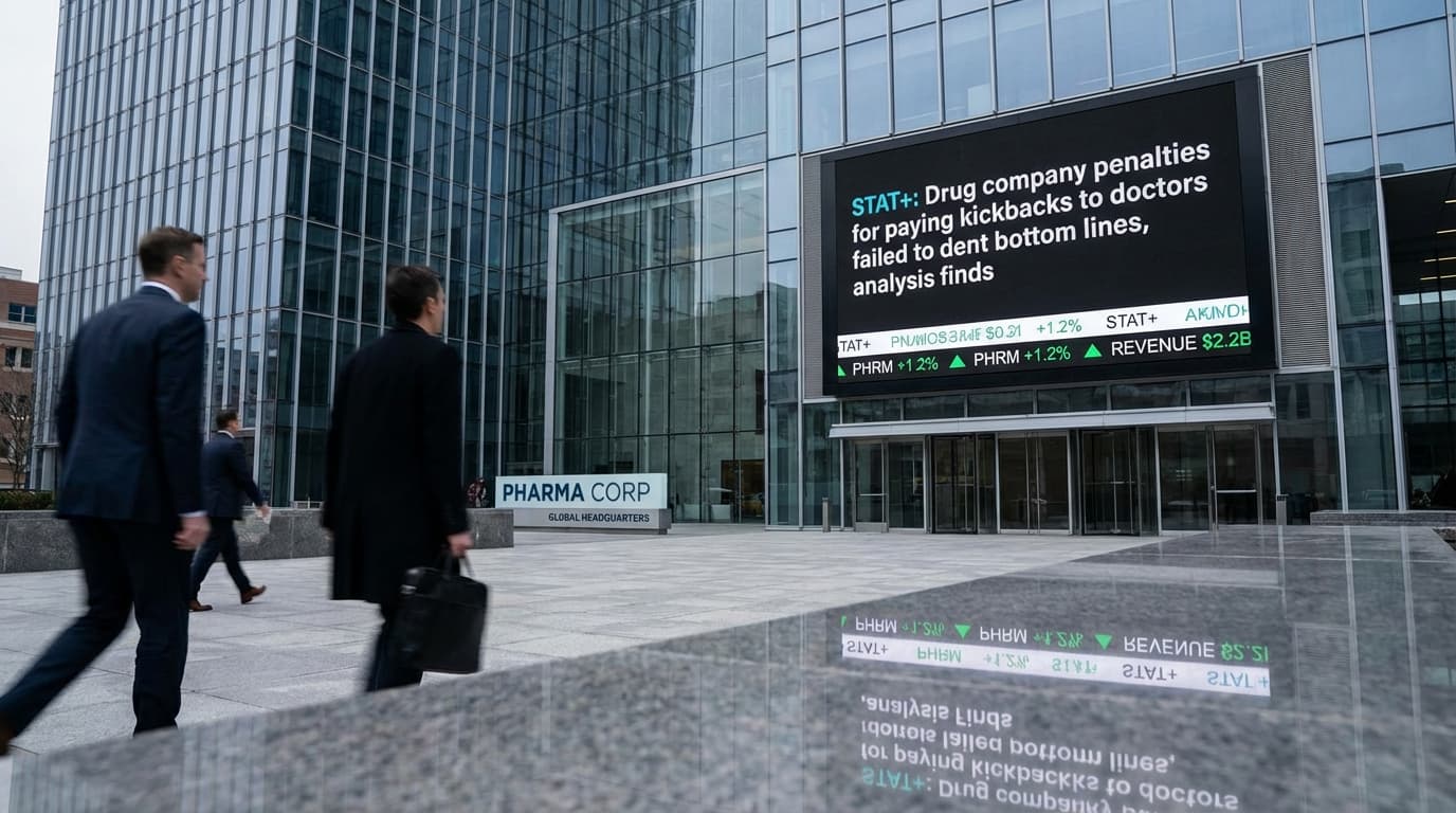 Drug Company Penalties for Kickbacks Have Minimal Financial Impact, Analysis Shows