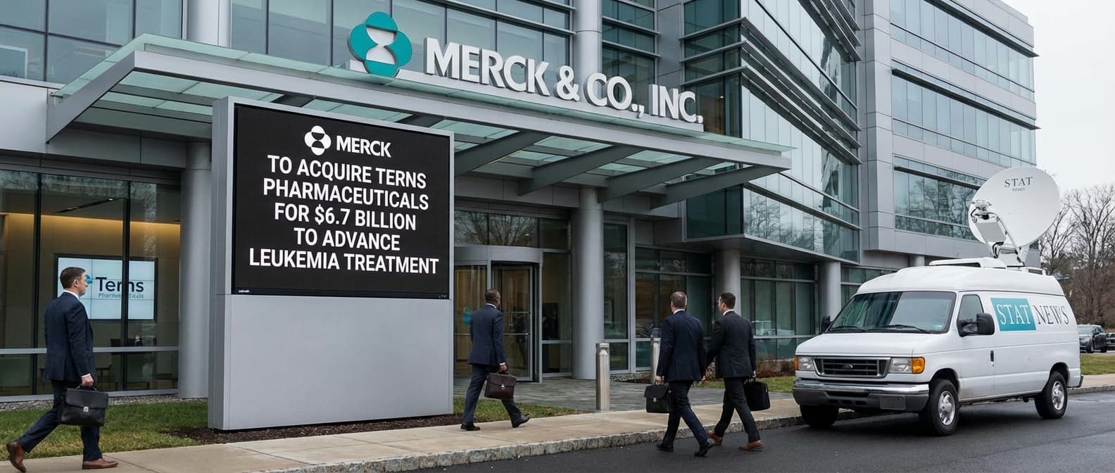 Merck to Acquire Terns Pharmaceuticals in $6.7 Billion Deal to Advance Leukemia Treatment