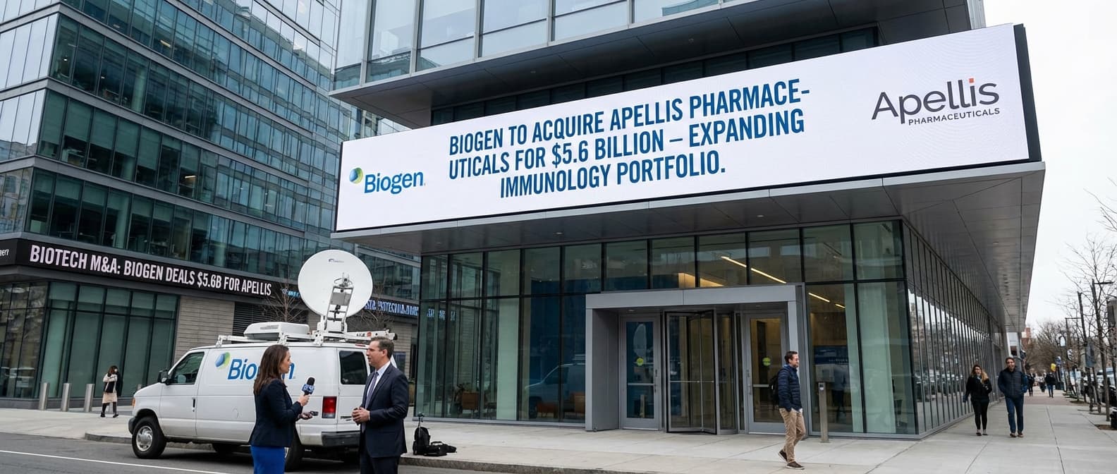 Biogen Expands Immunology Portfolio with $5.6 Billion Acquisition of Apellis Pharmaceuticals