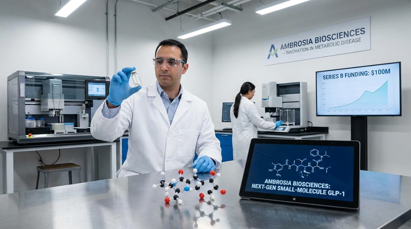 Ambrosia Biosciences Advances Small-Molecule GLP-1 Agonists with $100M Series B Funding