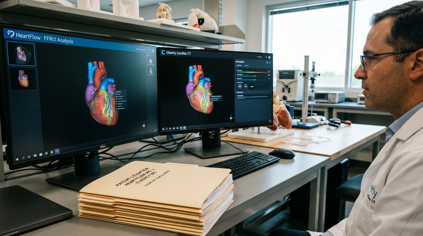 HeartFlow Files Patent Lawsuit Against Cleerly in Cardiac AI Arena