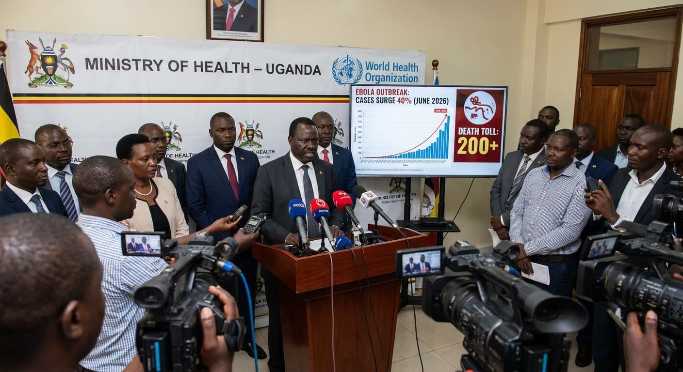 Ebola Outbreak in Congo and Uganda: Cases Surge by 40% in a Week, Death Toll Tops 200
