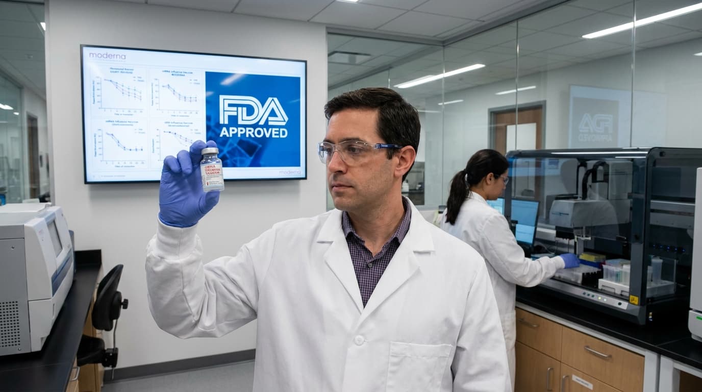 FDA Approves Moderna’s mFLUSIVA, First mRNA Flu Vaccine, for Adults 50 and Over