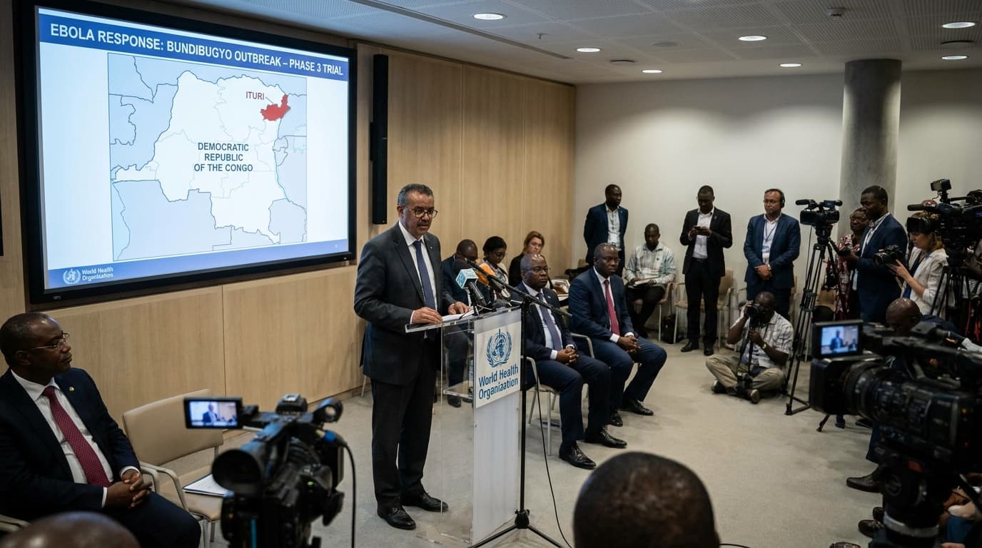 WHO Advances Phase 3 Ebola Vaccine Trial In DRC, As Bundibugyo Outbreak Tops 4,500 Cases