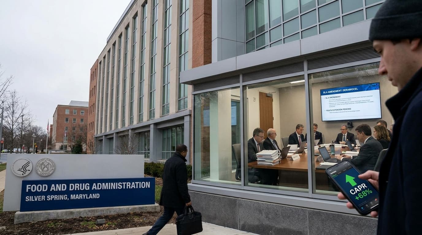 Capricor Signals FDA Review Extension Path For Deramiocel, After 68% Share Jump