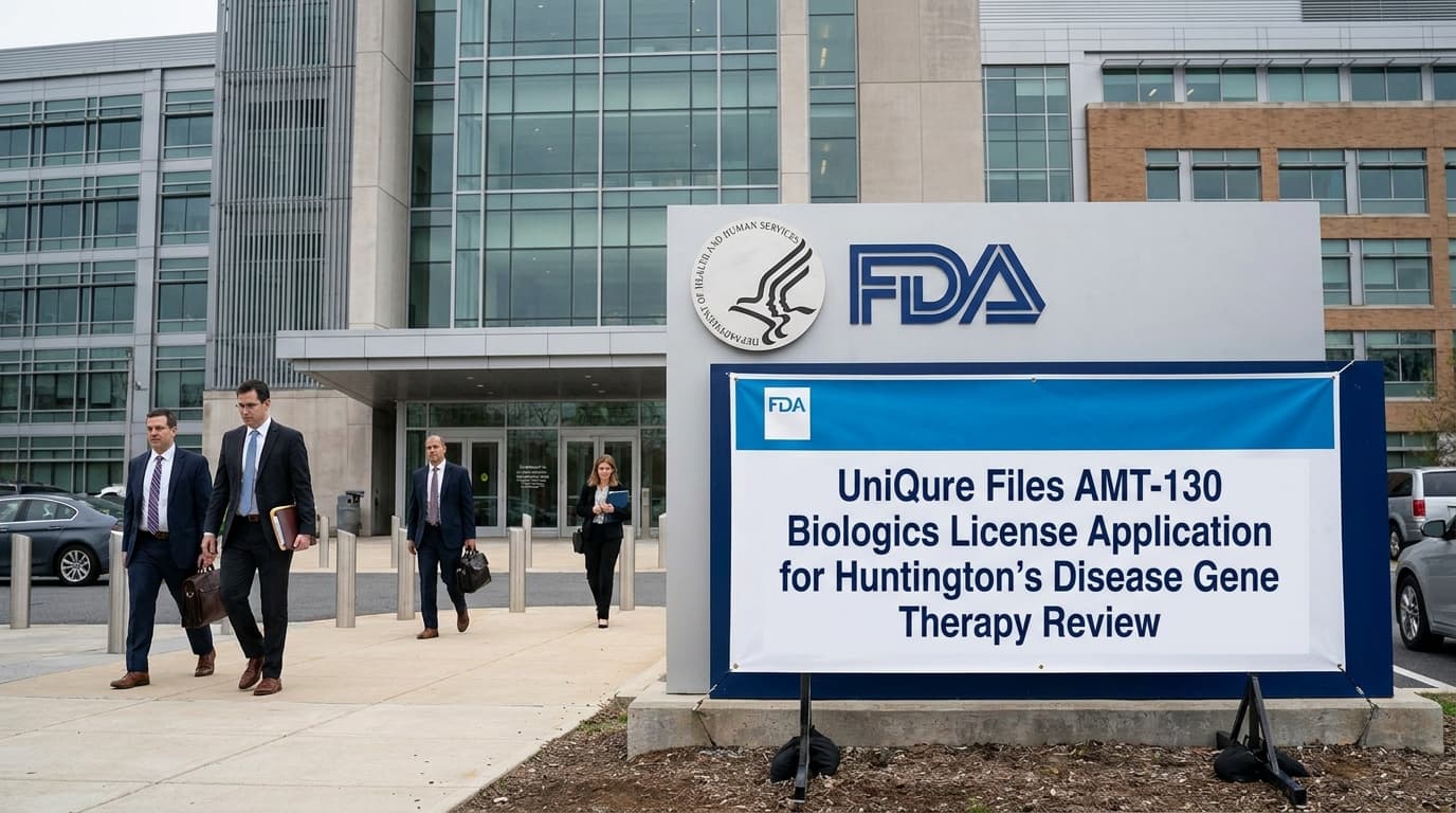 UniQure Files AMT-130 For FDA And U.K. Review, Reopening A Huntington’s Gene Therapy Path After FDA Reversal