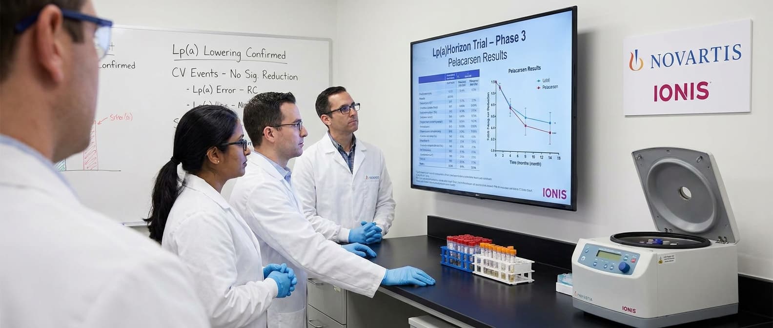 Novartis Reports Pelacarsen Phase 3 Miss In 8,323 Patients, Leaving Lp(a) Field Open