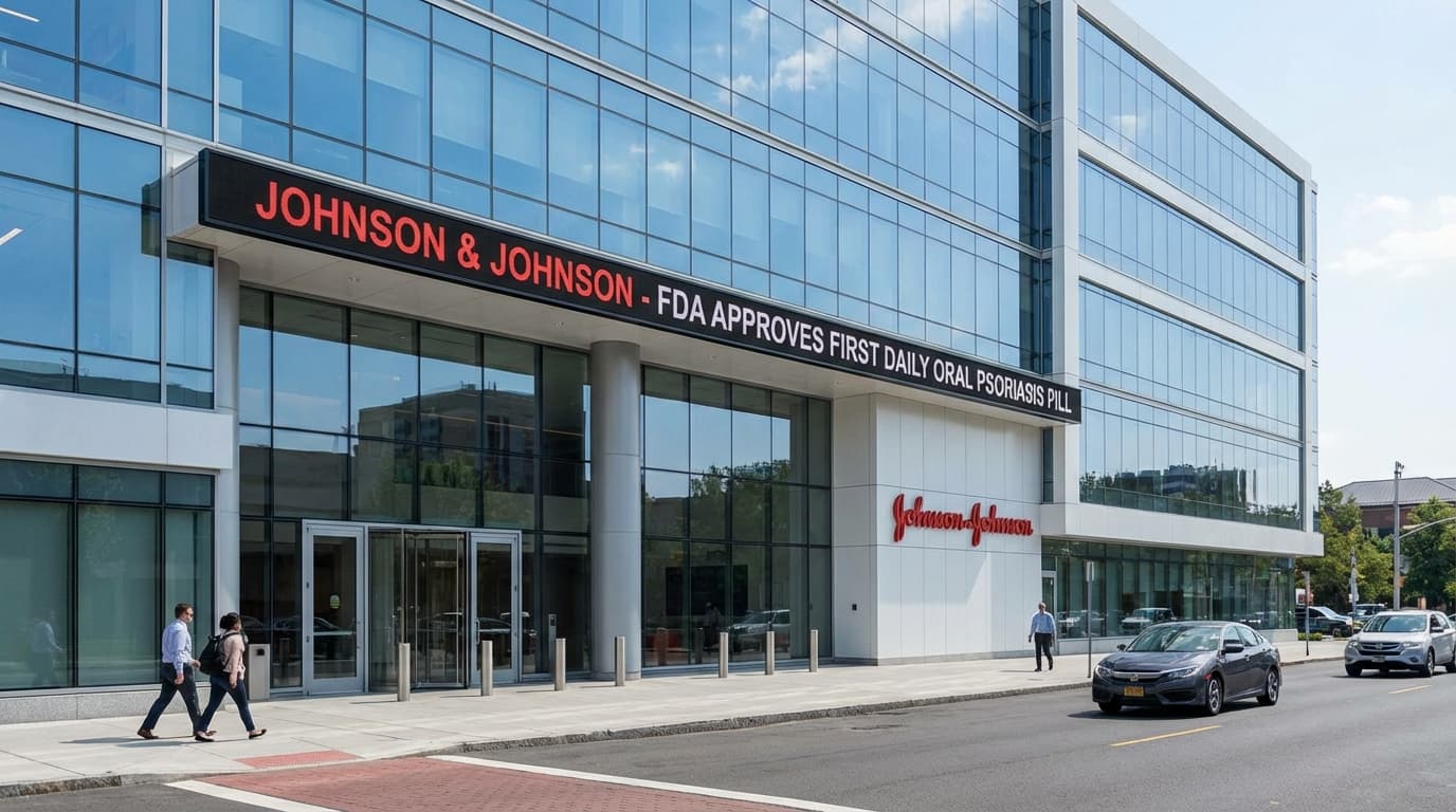J&J Secures U.S. Approval for First-of-Its-Kind Daily Psoriasis Pill