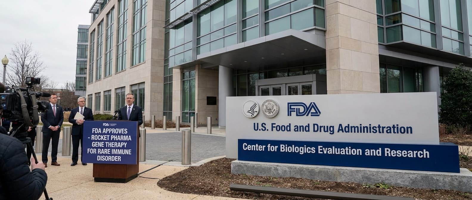 FDA Grants Approval to Rocket Pharma's Gene Therapy Kresladi for Rare Immune Disorder