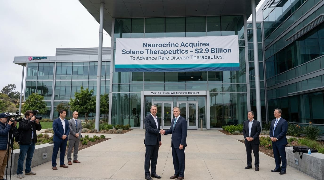 Neurocrine’s $2.9B Acquisition of Soleno: Advancing Rare Disease Therapeutics