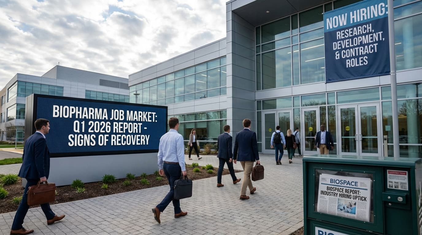 Biopharma Job Market Shows Early Signs of Recovery in Q1 2026