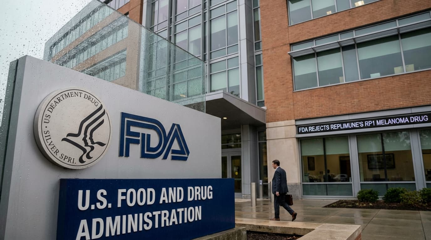 FDA Rejects Replimune’s Advanced Melanoma Drug RP1 for a Second Time, Maintaining Concerns Over Single-Arm Trial Design