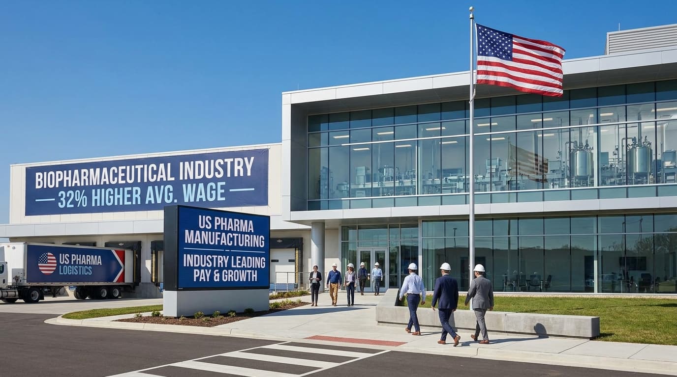 How US Pharma Manufacturing Pay Stacks Up Against Other Industry Roles