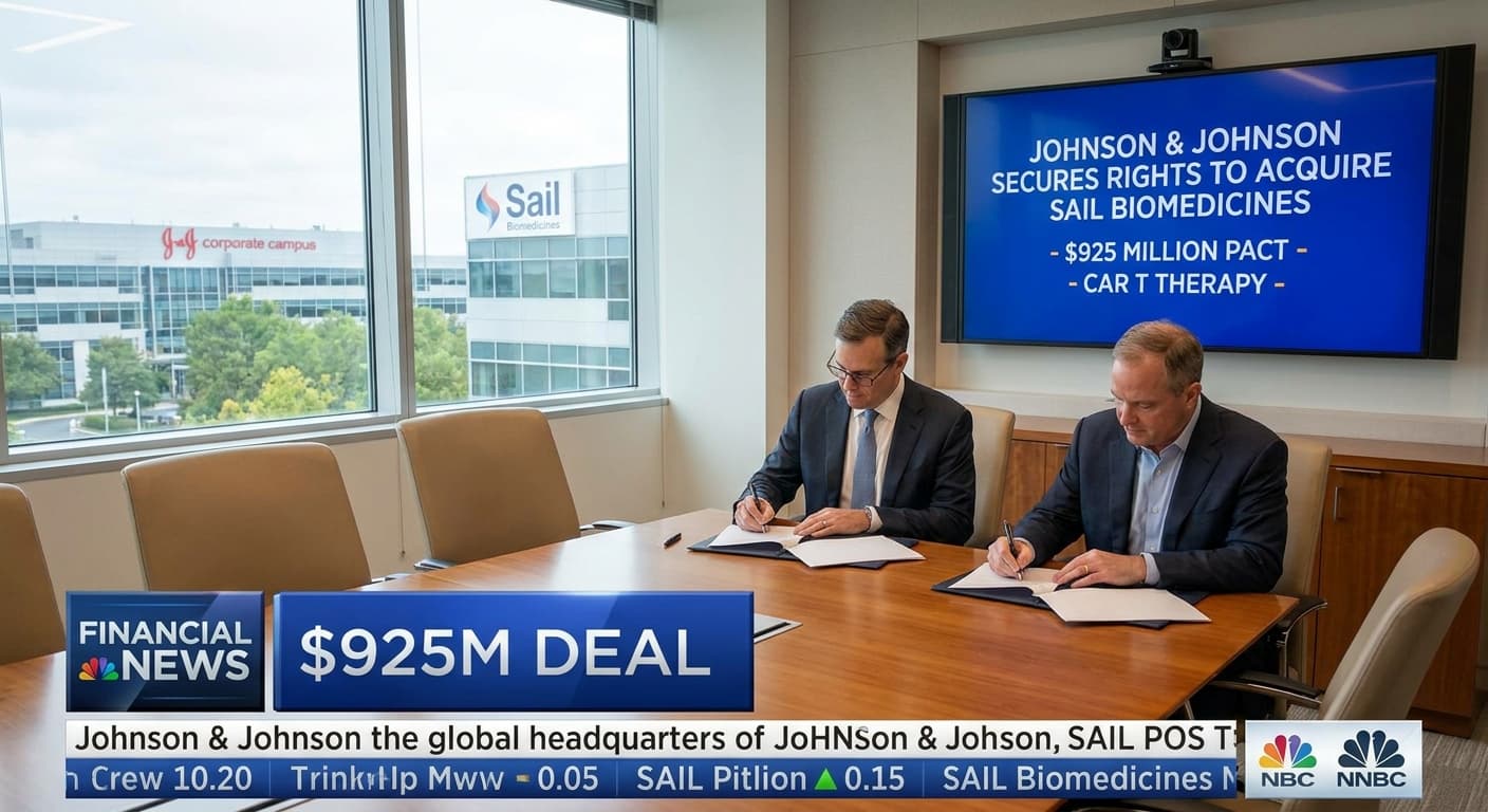 Johnson & Johnson Secures Rights to Acquire Sail Biomedicines in Up to $925M CAR T Pact