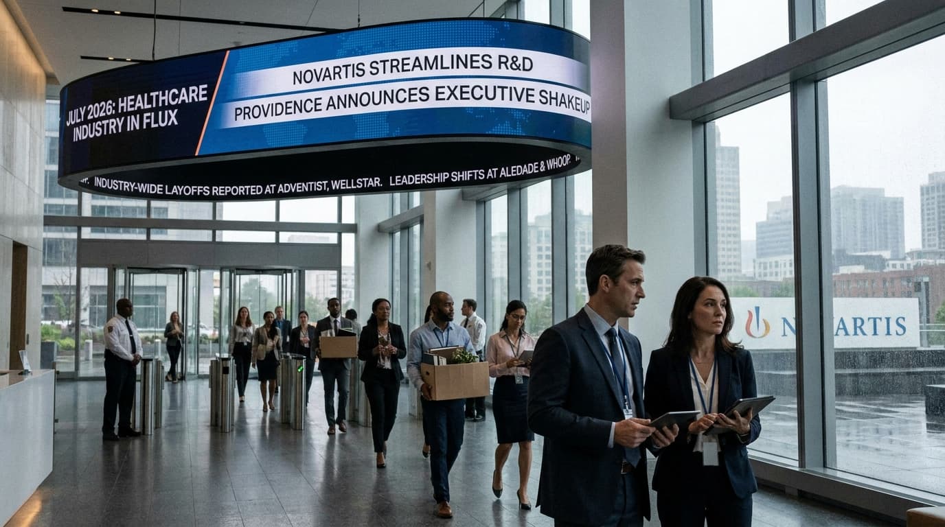 Healthcare Industry in Flux: July’s Surge of Leadership Moves and Layoffs