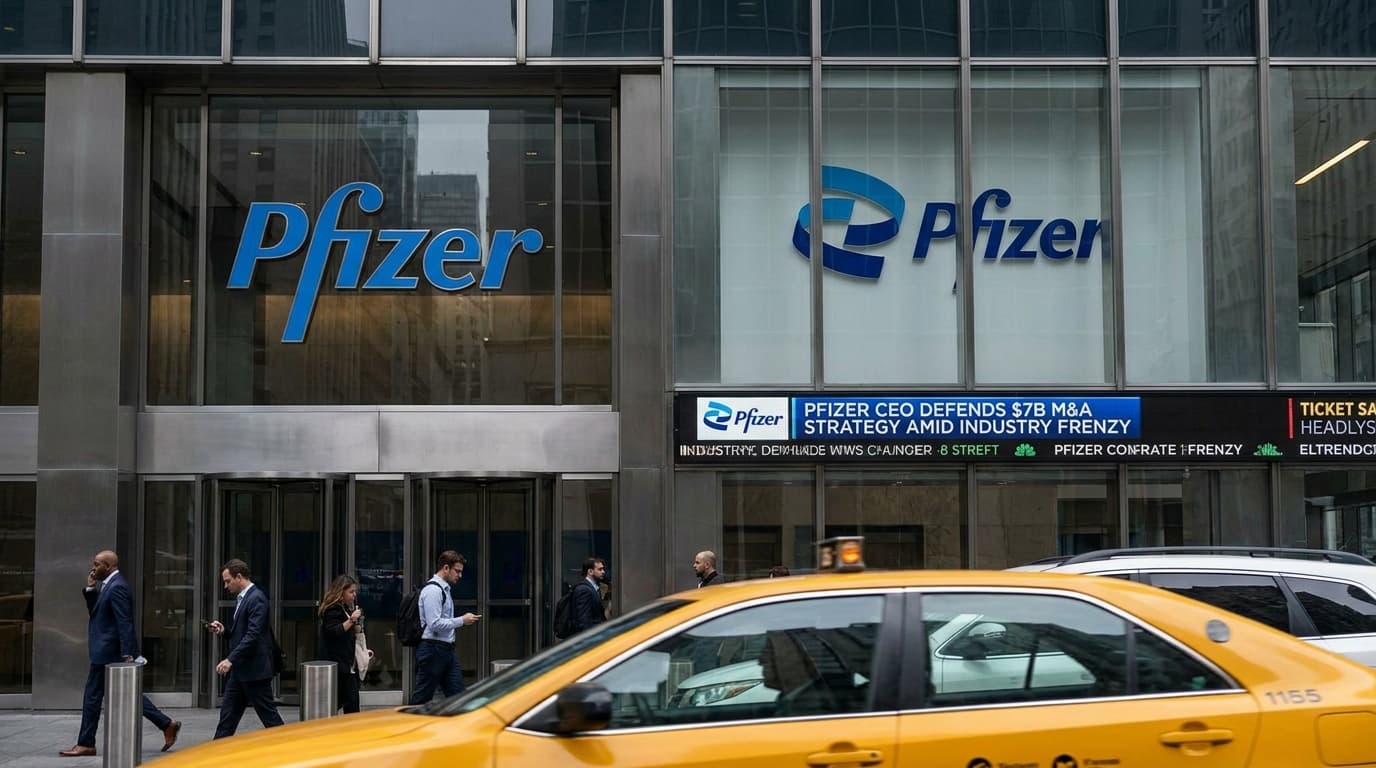 Pfizer CEO Stands By $7B M&A Strategy Amid Industry Buying Frenzy