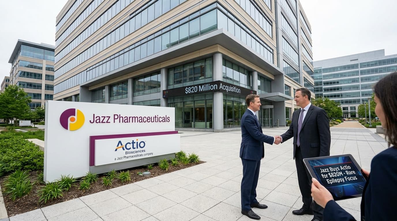 Jazz Pharmaceuticals Buys Actio Biosciences For $820 Million, Extending Its Rare Epilepsy Push