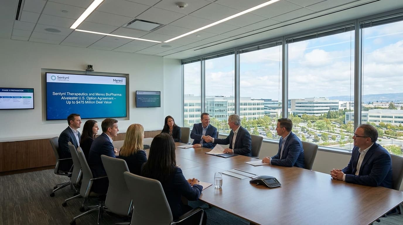 Sentynl Secures U.S. Option On Alvelestat In Up To $475 Million Deal, Giving Mereo A Path Into Phase 3