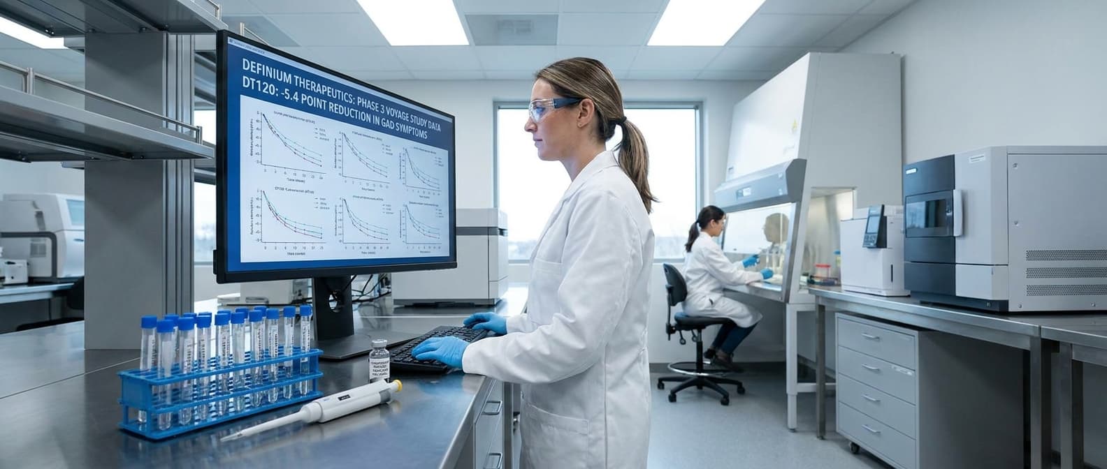 Definium Said DT120 Cut GAD Symptoms By 5.4 Points In Phase 3, Setting Up A Second Readout Next Month
