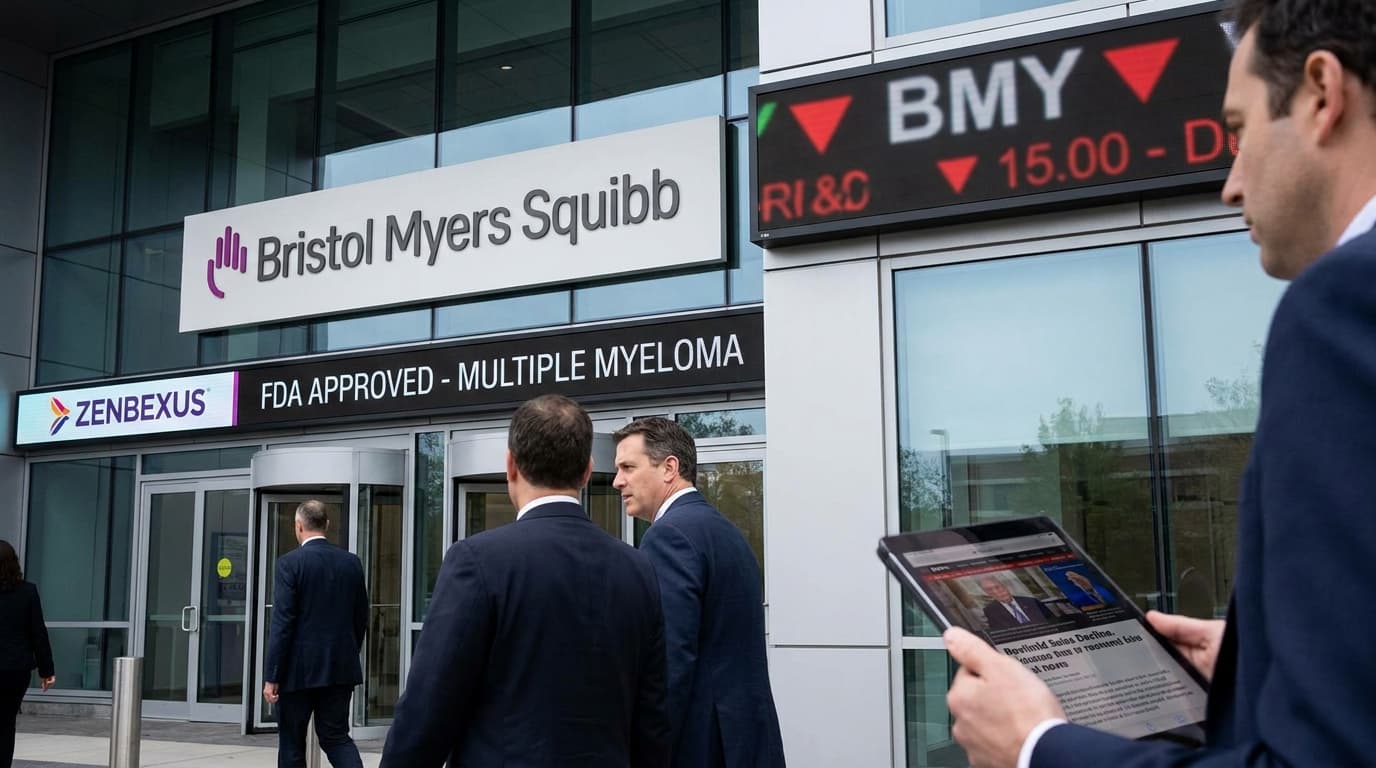 Bristol Myers Squibb Wins Zenbexus Approval, Adding A New Myeloma Drug As Legacy Sales Fall