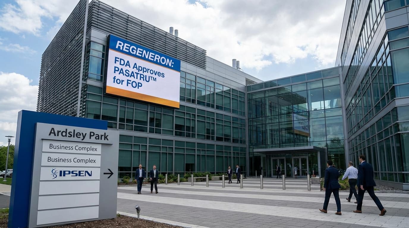 Regeneron Wins Pasatru Approval In FOP, Opening A Second U.S. Drug Market Against Ipsen