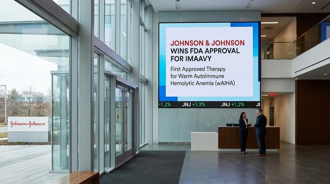 Johnson & Johnson Wins Imaavy Approval In Warm Autoimmune Hemolytic Anemia, Adding A First FDA-Approved Option