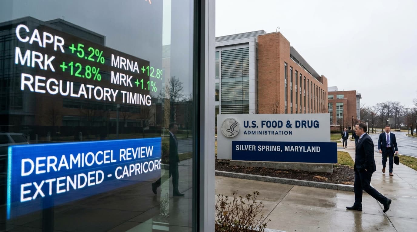 FDA Review Extension Keeps Capricor’s Deramiocel Filing Alive, As Moderna And Merck Add Phase 3 Vaccine Momentum