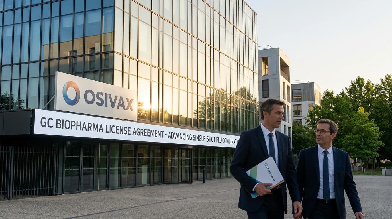 Osivax Licenses GC FLU Rights Outside Japan And Korea, Advancing A Single-Shot Flu Combination Plan