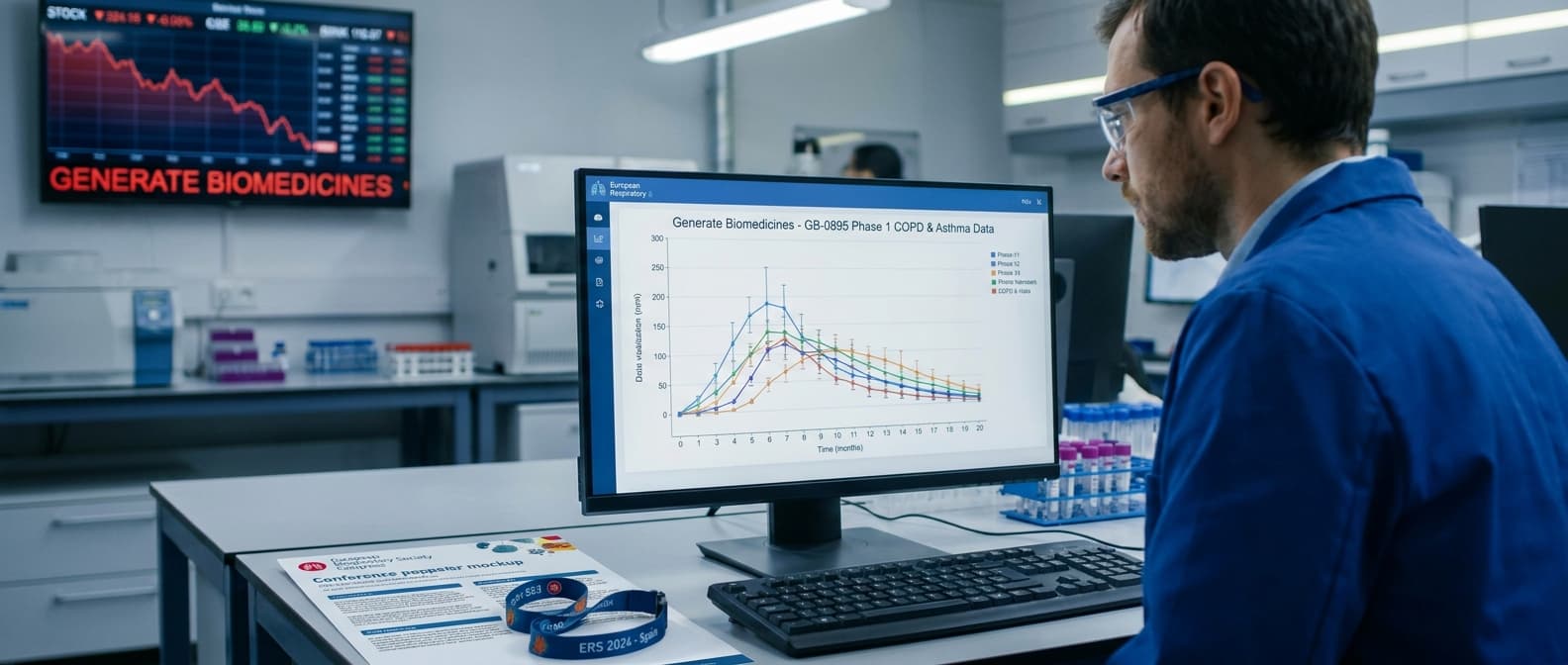 Generate Biomedicines Drops After GB-0895 Posters Leak Early, Exposing New Phase 1 COPD And Asthma Data