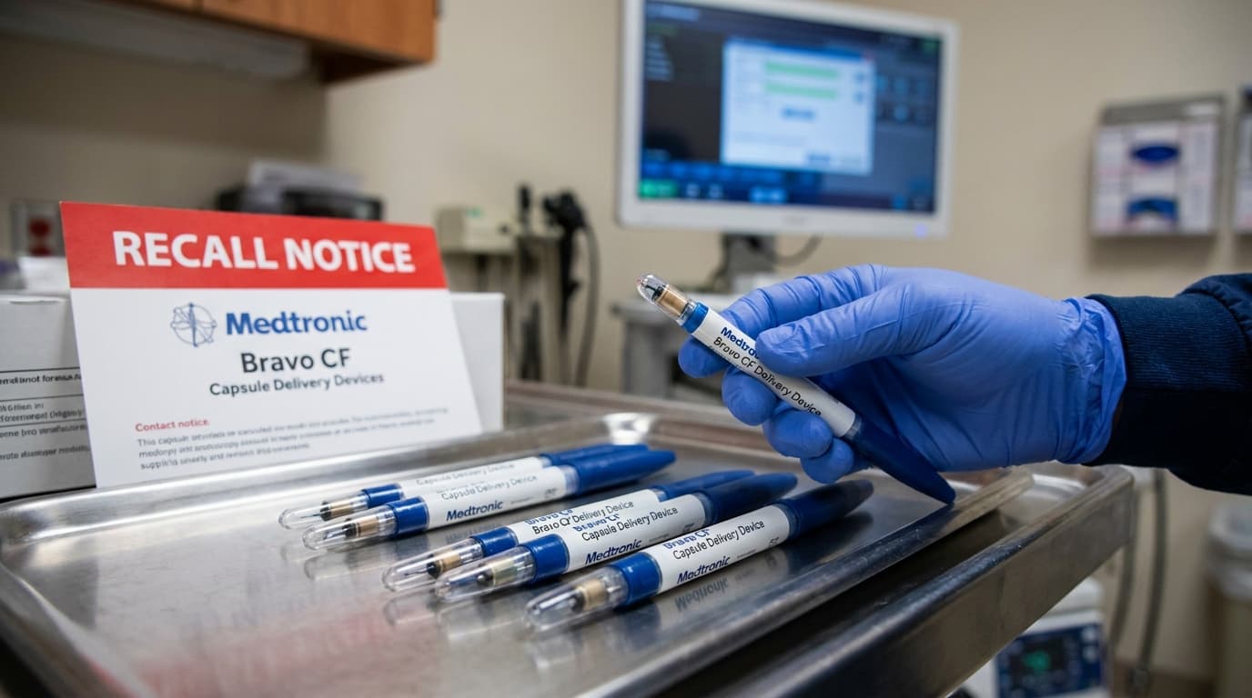 Medtronic Recalls Bravo CF Capsule Delivery Devices After 184 Serious Injuries, Reviving A Prior Failure Mode