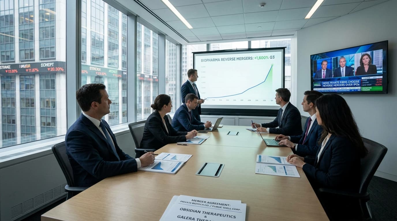 Biopharma Reverse Mergers Jump 1,600% In Q3, Giving Private Companies A Faster Route Public