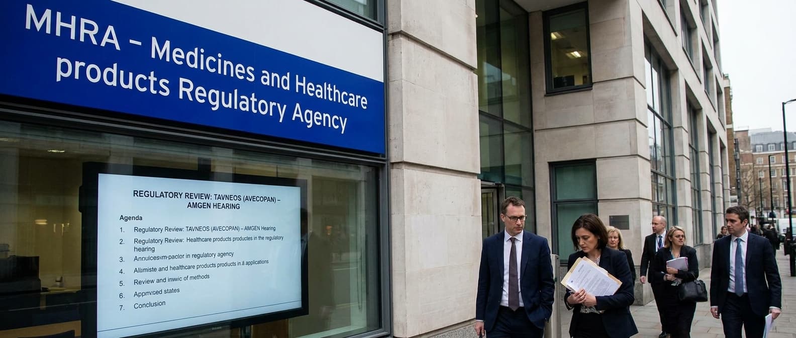 Amgen Loses New U.K. Tavneos Starts, As FDA Hearing Fight Continues