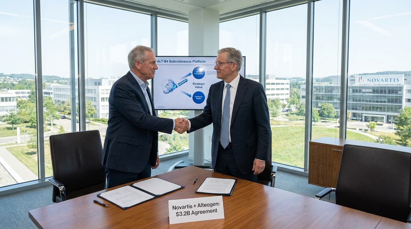 Novartis Signs Up To $3.2 Billion Alteogen Deal, Expanding Its Subcutaneous Delivery Options